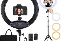 Ring Lights with Built In Tripods for Easy Shooting