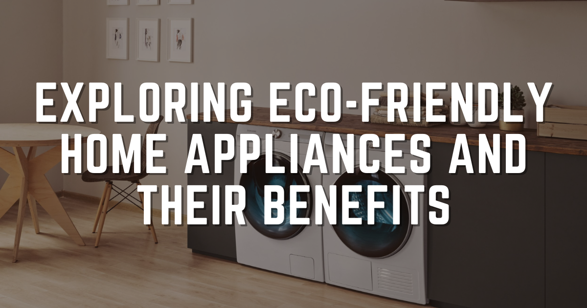 Eco Friendly Appliances Gaining Popularity Worldwide